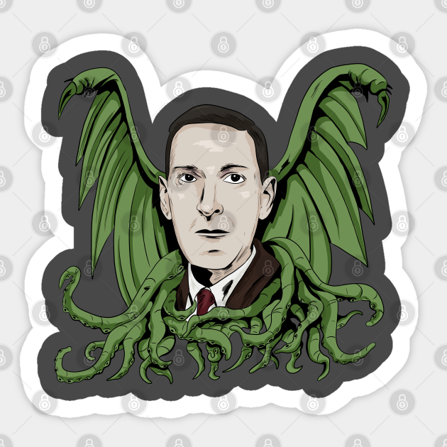 H P Lovecraft Hp Lovecraft Sticker Teepublic 1229